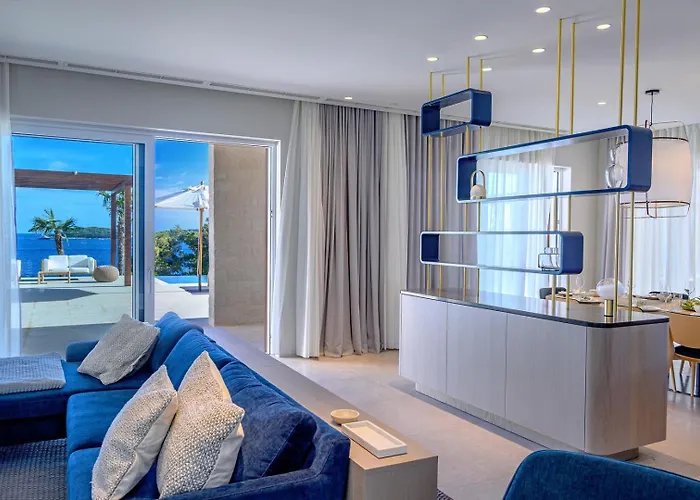 Βίλα Crystalsea 1 & 2 Infinity Heatedpool Seaview *