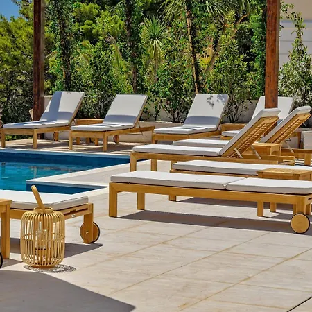 Villa Crystalsea 1 & 2 Infinity Heatedpool Seaview Hvar Town